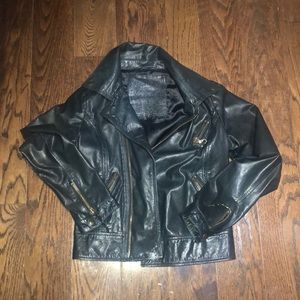 For Joseph Black Leather Jacket
